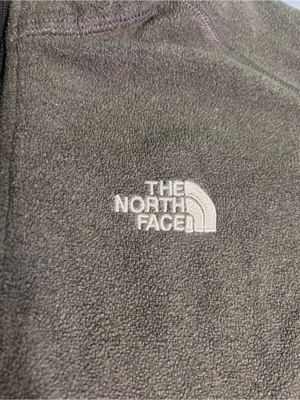The North Face Gray Fleece Pullover - small